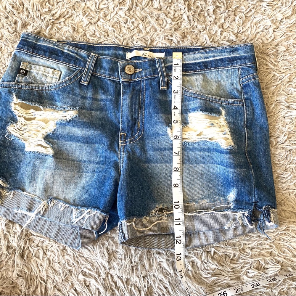 *SOLD* KanCan Estilo Distressed Jean Shorts - Picture 9 of 10